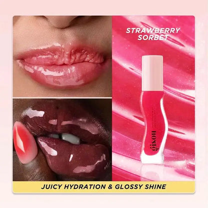 GS Honey Infused Lip Oil, Hydrating and Nourishing Lip Moisturizer for Dry Lips, Long-Lasting Lip Care, Smooth Hydrating Formula, High-Shine, Pigmented, Great-Smelling