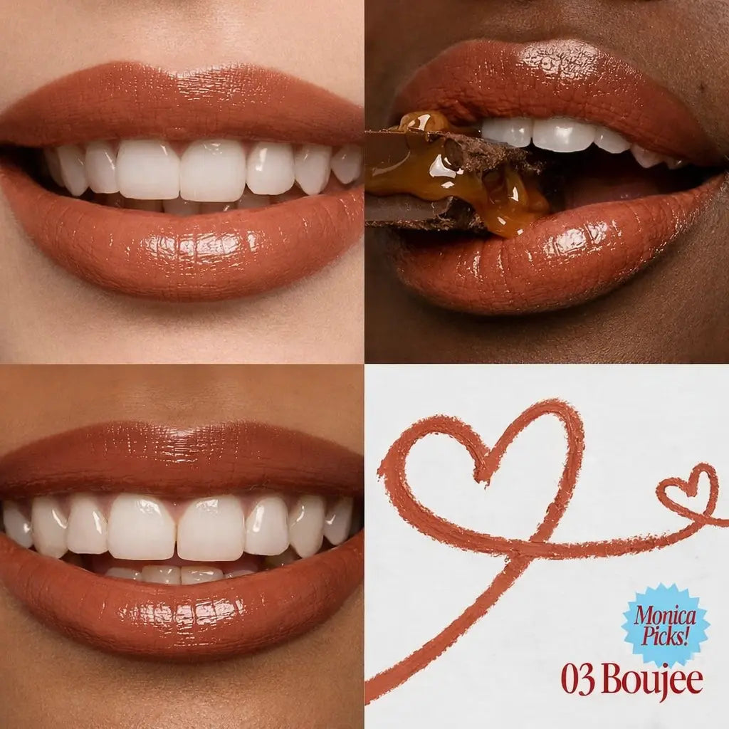 Rougine Matte Lipstick & Lip Liner Set for Women Red Love Shade Long-Lasting Waterproof 2-In-1 Lip Kit Smudge-Proof Liquid Lipstick with Precision Liner Enriched with Vitamin E & Shea Butter - Gloss, Lipgloss