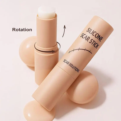 Scar Solutions Silicone Scar Stick for Face and Body 60% Soothing Moisturizing Gentle on All Skin Types Easy-To-Use Stick Design 6G