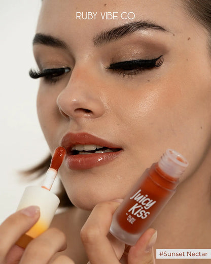 [RUBY VIBE CO] Juicy Lip Oil - Luxurious Silken Formula for High-Shine, Hydrated Lips - Perfect for Everyday Wear & Professional Artistry