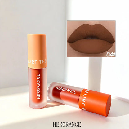 6Pc Velvet Lip Mousse Set - 2-In-1 Matte Lip & Eye Tint with Desaturated Nude Shades Longwear Non-Drying Waterproof All-Day Wear Ideal for Fall Festivities Halloween Parties & Gift Giving Vegan Formula for Teens Cosmetic！