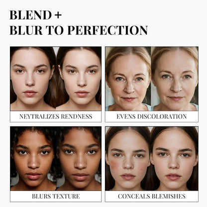 PHOFAY Tinted Foundation SPF 30 Sunscreen – Instantly Covers Acne Marks, Scars & Redness, Natural Matte Finish, Anti-Blue Light, 24H Wear, Waterproof Sweatproof, Lightweight Breathable, 98% Hide Imperfections, 91% Soften Wrinkles, True Color No Cakey