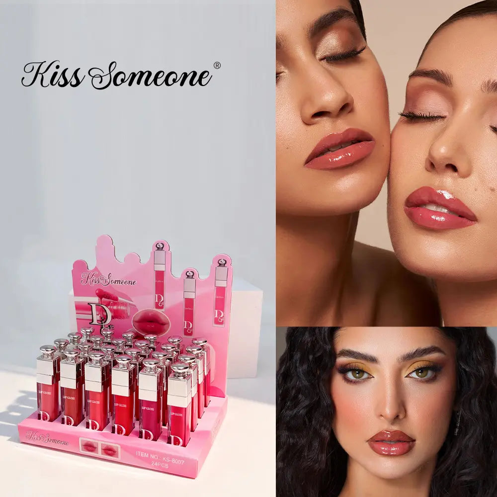 Matte Liquid Lip Gloss, Long-Lasting Non-Transfer Lipstick, Lip Care Cosmetic for European and American Makeup Looks, Glossy Finish