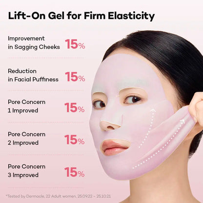Depuffing Lifting Hydrogel Mask for Jawline & V-Line | Korean Face Mask