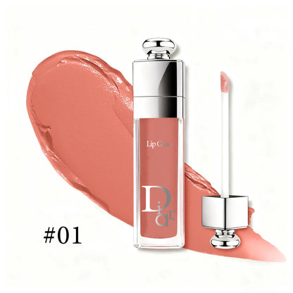 Matte Liquid Lip Gloss, Long-Lasting Non-Transfer Lipstick, Lip Care Cosmetic for European and American Makeup Looks, Glossy Finish