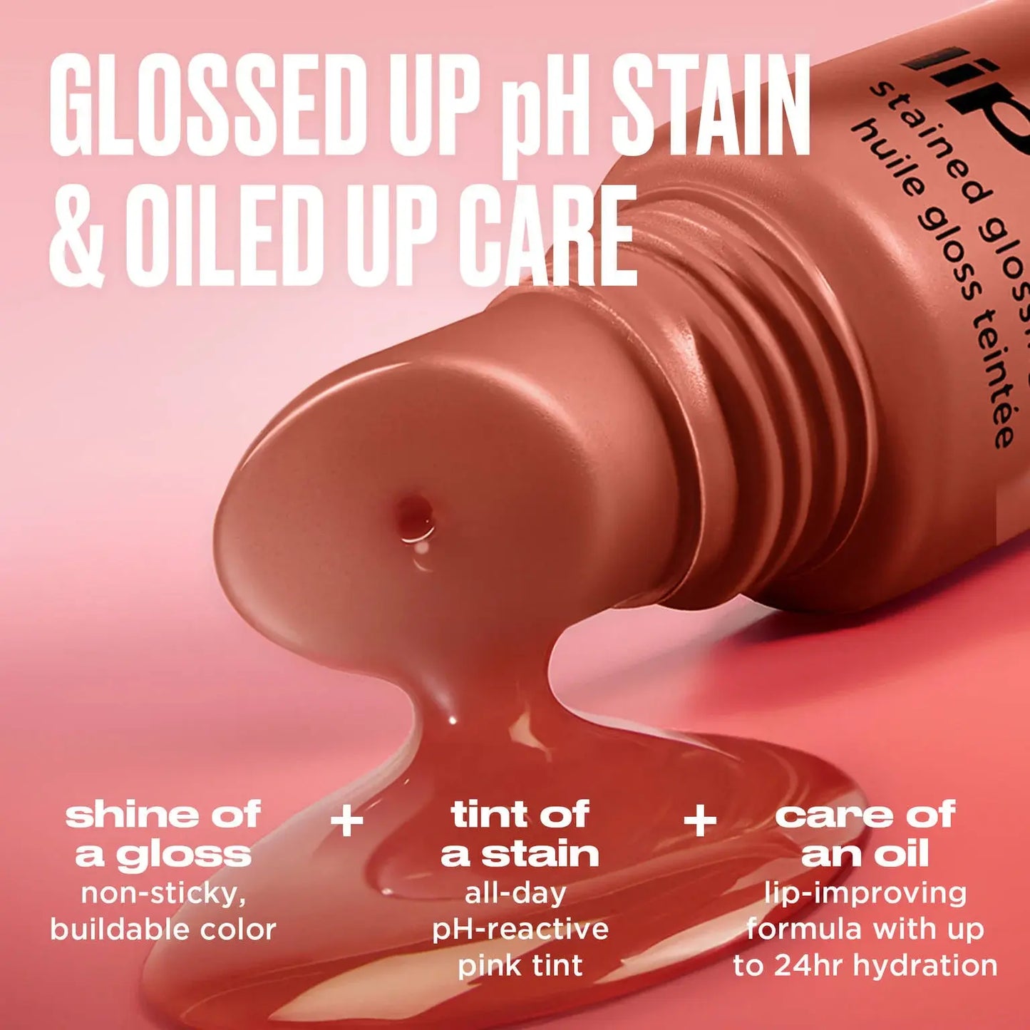 Urban Decay Lip Toy Stained Glossing Oil | Ph Reactive Lip Stain & Hydrating Oil | 24HR Moisture | 8 Flavors | High Shine Tint