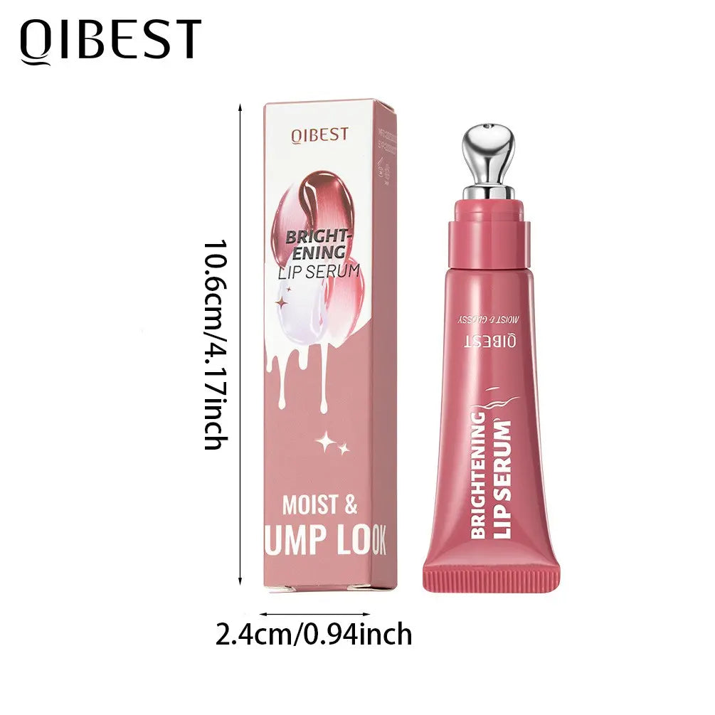 Two-In-One Lip Gloss Essence, Moisturizing Non-Greasy, Contains Vitamin E, Brightening and Nourishing, Day and Night Use