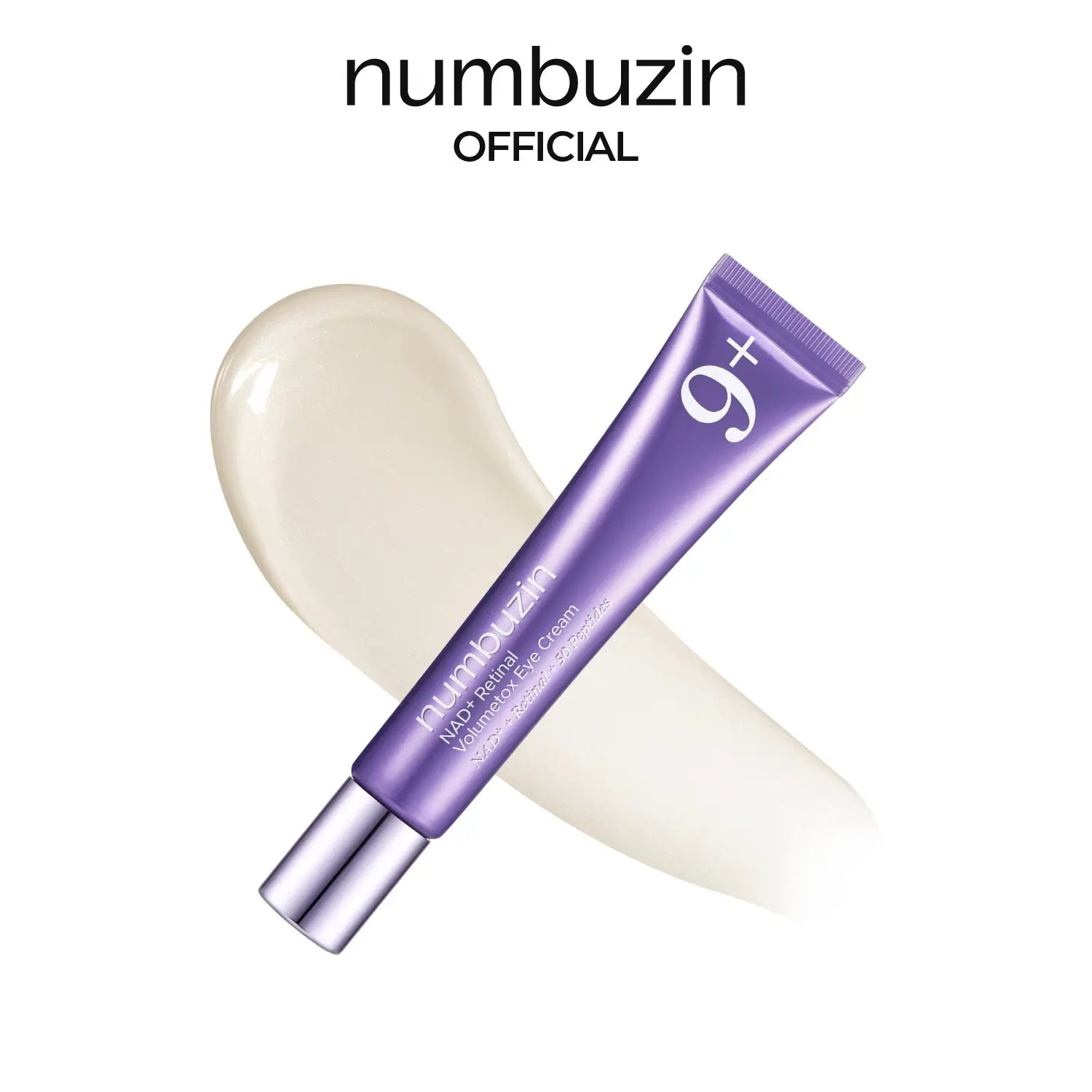 [Numbuzin Official] No.9 NAD+ Retinal Volumetox Eye Cream | All-In-One Anti-Aging Treatment for Wrinkles, Fine Lines, Dark Circles & Dark Spots | NAD+, Retinal, 50 Peptides, Niacinamide, Ceramides | Face to Body, Skin Longevity | 0.67 Fl. Oz.