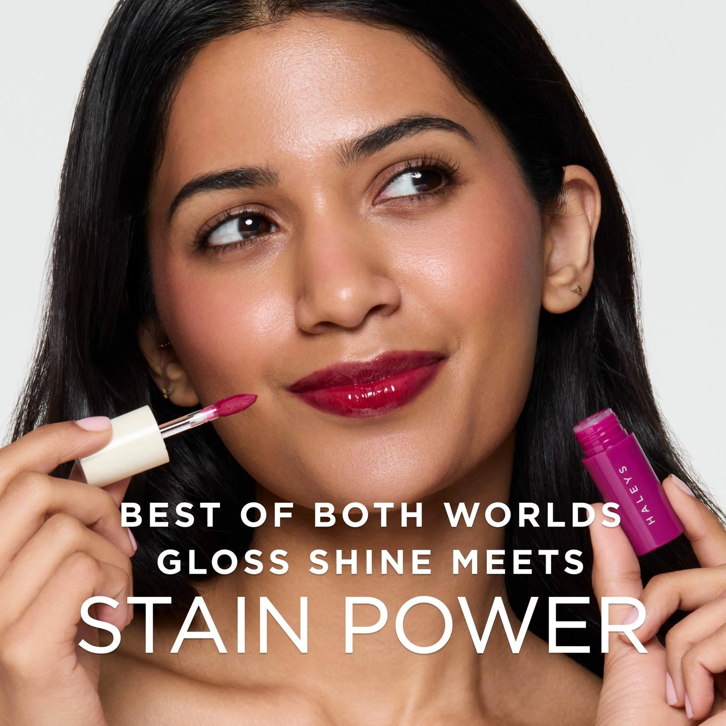 HALEYS Beauty Re-Dew Lip Stain - Glossy Hydrating Formula, Kiss-Proof & Transfer-Proof, Long-Lasting Comfortable Finish, No Stickiness or Dryness