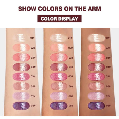 Two-In-One Lip Gloss Essence, Moisturizing Non-Greasy, Contains Vitamin E, Brightening and Nourishing, Day and Night Use