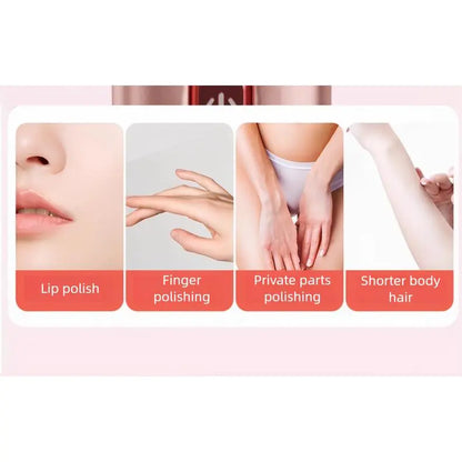 2-In-1 Electric Shaver for Women Painless Waterproof Bikini Trimmer Type-C Rechargeable Intimate Razor