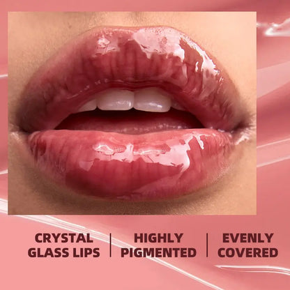 Two-In-One Lip Gloss Essence, Moisturizing Non-Greasy, Contains Vitamin E, Brightening and Nourishing, Day and Night Use