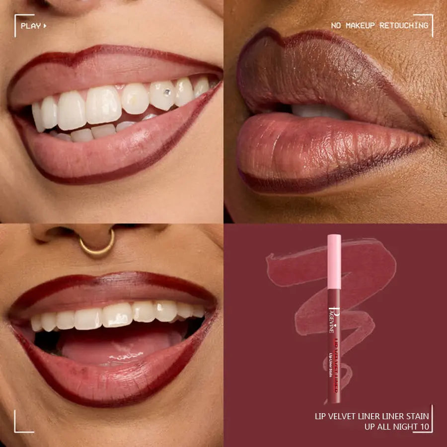 Sculpting Lip Liner Pencil with Long-Lasting Color Stay, Lightweight Smooth Application, Smudge-Resistant & Long-Lasting, Natural Lip Definition for Daily Wear