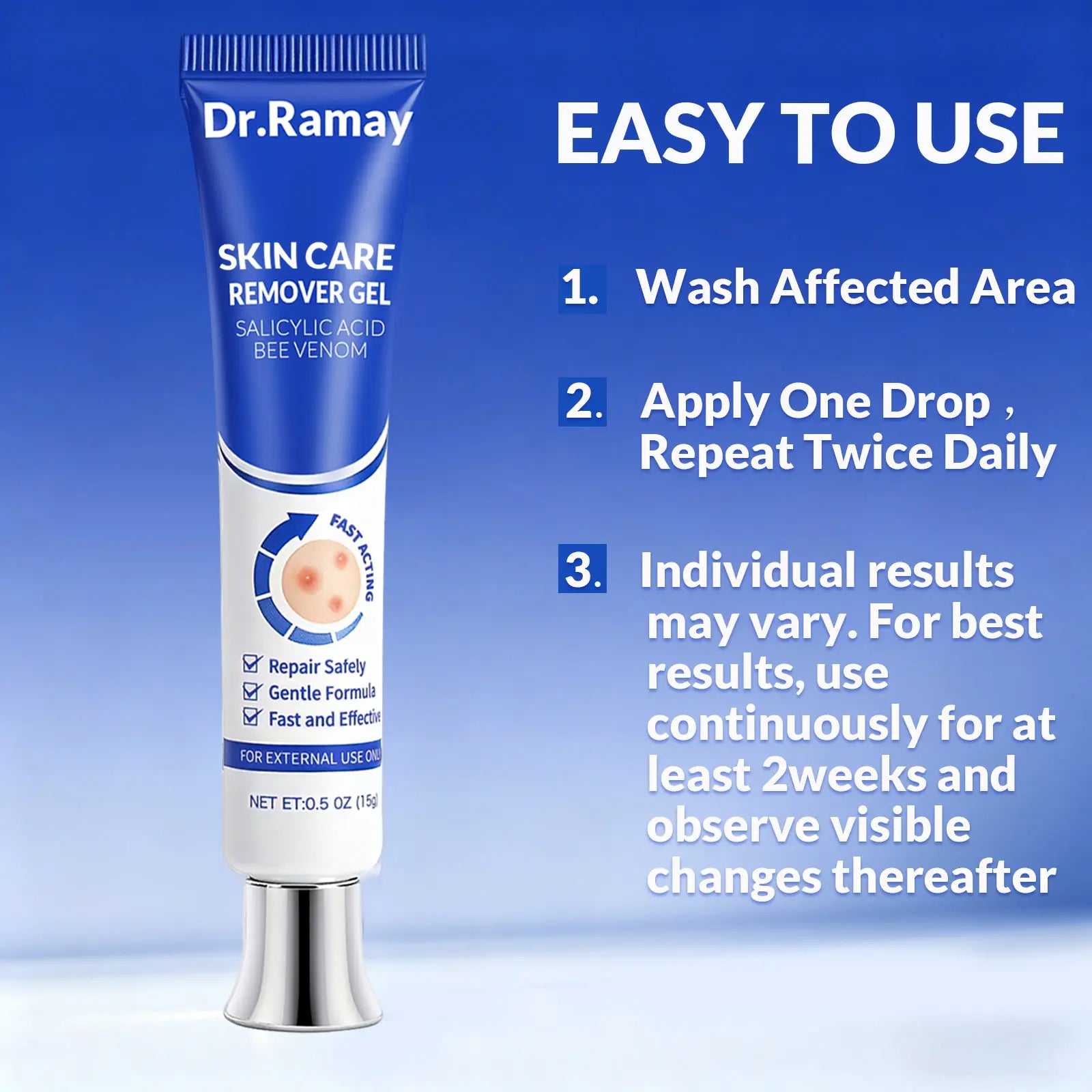 Skin Care Remover Gel , Exfoliating Body Cream for Rough Skin, Gentle Face & Body Moisturizer