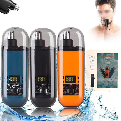 2026 Professional Painless Portable Electric Ear and Nose Hair Trimmer Clipper,Eyebrow & Facial Hair Trimmer for Men Women ,Rechargeable USB Charging LED Display ,Waterproof Dual-Edged Blades,Safe Nasal Cavity,Easy Clean Lightweight,Mother‘S Day Gifts