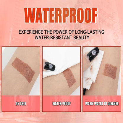 Precision Lip Liner Stain - Super Matte Labial Line Pen, Long-Lasting Color Fixation, Smudge-Proof Silky Lip Definer, 8 Sexy Nudes