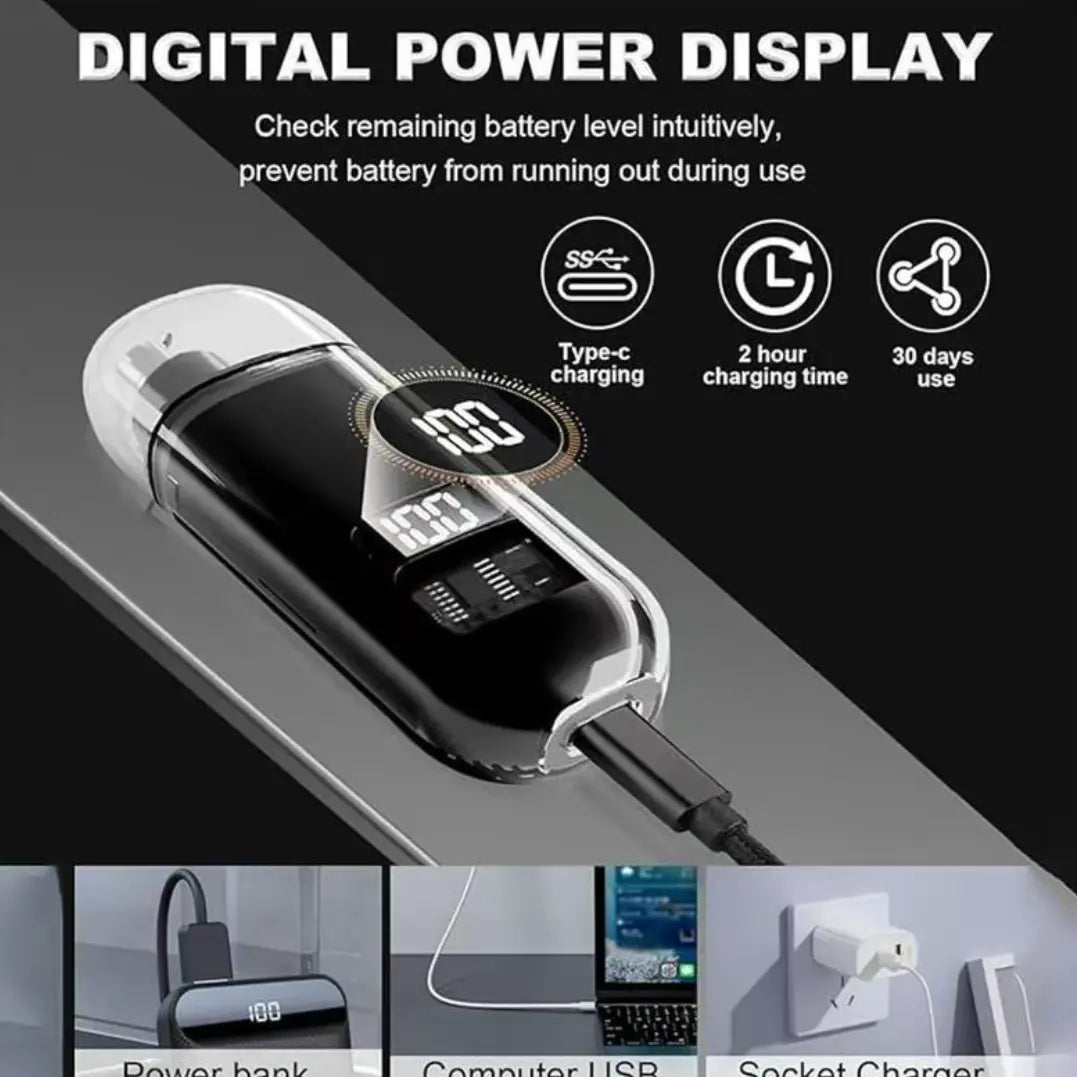 2026 Professional Painless Portable Electric Ear and Nose Hair Trimmer Clipper,Eyebrow & Facial Hair Trimmer for Men Women ,Rechargeable USB Charging LED Display ,Waterproof Dual-Edged Blades,Safe Nasal Cavity,Easy Clean Lightweight,Mother‘S Day Gifts