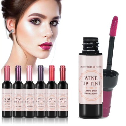 Cute Lipstick Set of 6 | Unique Mini Wine Bottle Design | Velvet Matte Finish, Cruelty Free, Lipstick Gift Set for Her