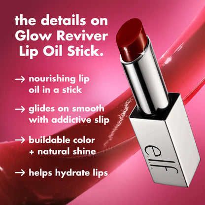 E.L.F. Glow up Lip Trio - 3-Piece Set for Day to Night Look in Rose Beige or Black Cherry Shades - Lipgloss, Lipstick