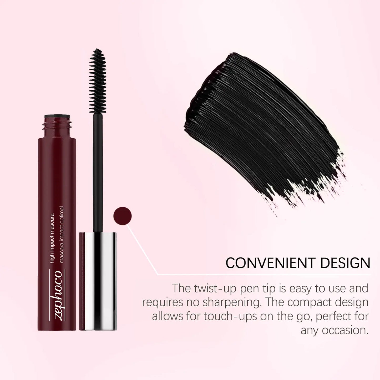 Black Honey Lip & Eye Bundle Set, Almost Lipstick Honey + High Impact Mascara, Black Tinted Lip Balm, Sheer Hydrating Lipstick, Non-Sticky Soft-Shine Finish, for Facial and Lips Care (1Set)