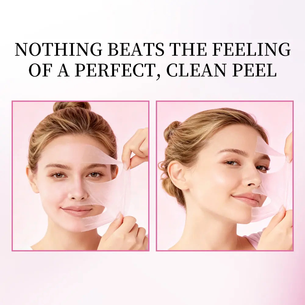 【Veirfoo】Korean Brands Sodium DNA Radiance Pink Orchid Oil Collagen Hydraglow Mask for Radiant Skin Hydration and Elasticity 65G
