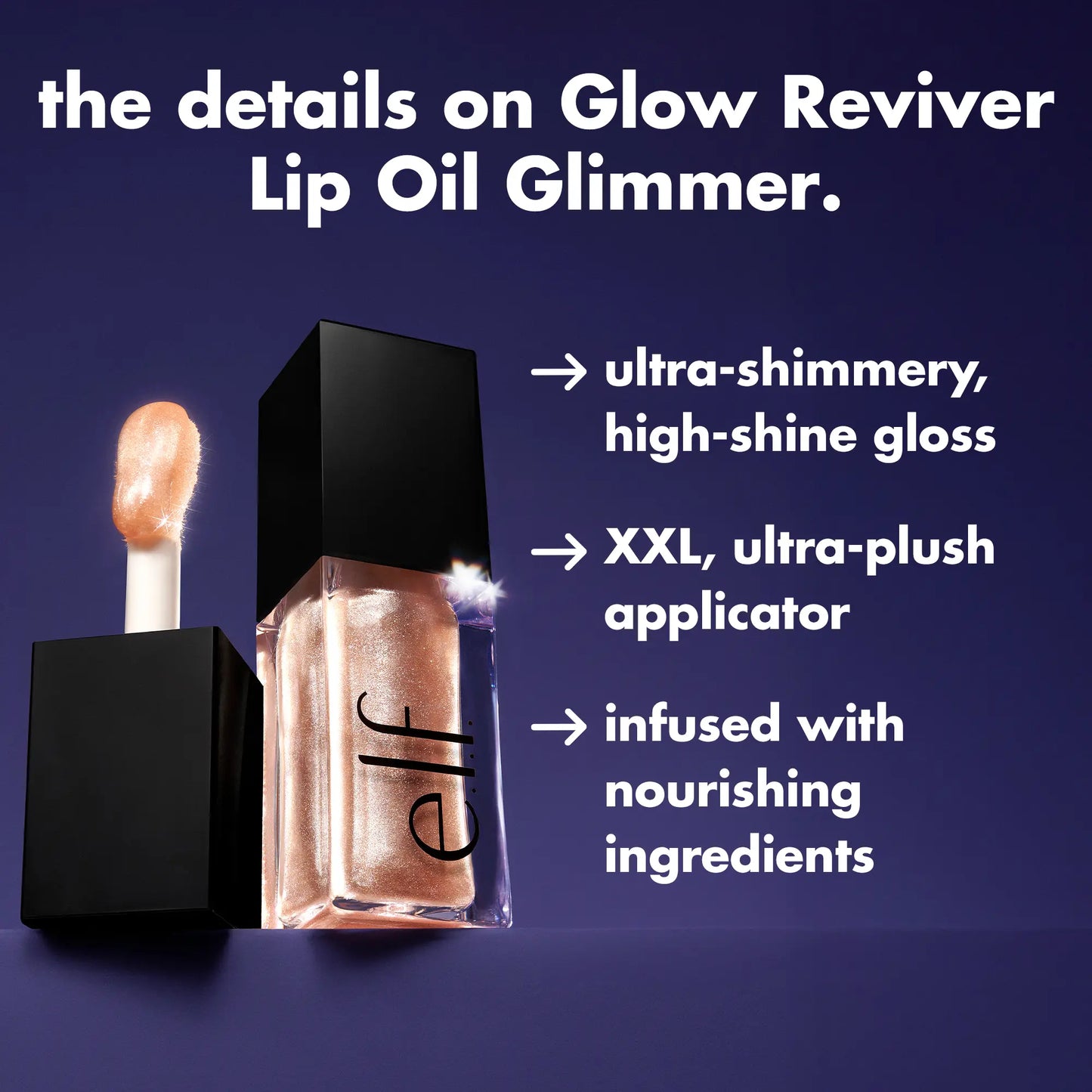 E.L.F. Glow up Lip Trio - 3-Piece Set for Day to Night Look in Rose Beige or Black Cherry Shades - Lipgloss, Lipstick