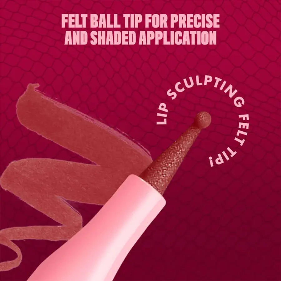 Sculpting Lip Liner Pencil with Long-Lasting Color Stay, Lightweight Smooth Application, Smudge-Resistant & Long-Lasting, Natural Lip Definition for Daily Wear