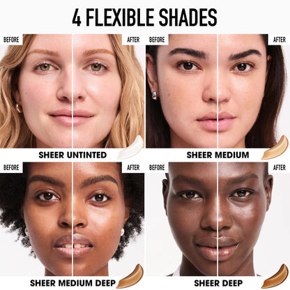 Bareminerals Dew It All Duo: Dew in One Cheek and Lip Stick + Daily Dewy Sunscreen Mineral SPF 30 - Balm Makeup