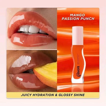 GS Honey Infused Lip Oil, Hydrating and Nourishing Lip Moisturizer for Dry Lips, Long-Lasting Lip Care, Smooth Hydrating Formula, High-Shine, Pigmented, Great-Smelling