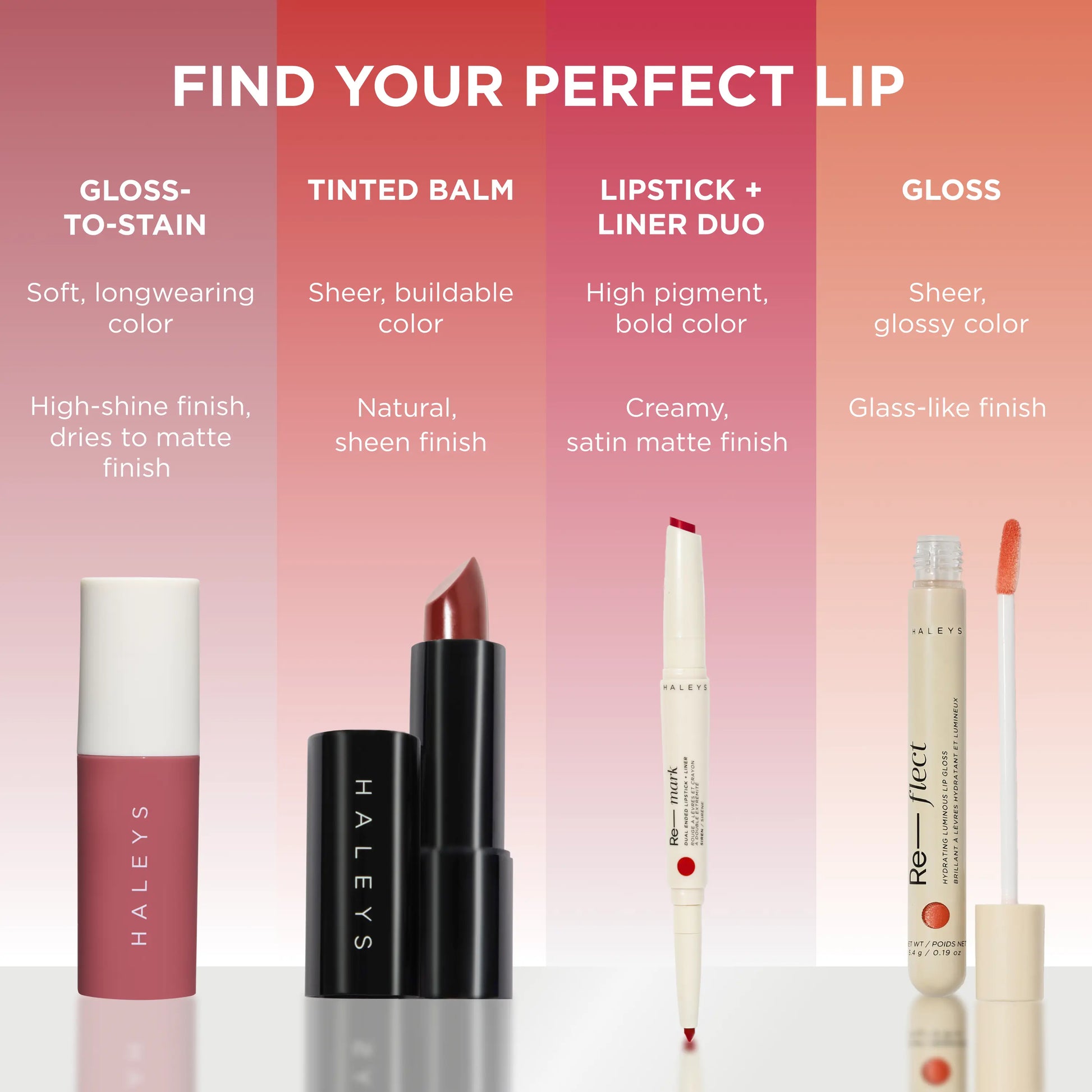 HALEYS Beauty Re-Dew Lip Stain - Glossy Hydrating Formula, Kiss-Proof & Transfer-Proof, Long-Lasting Comfortable Finish, No Stickiness or Dryness