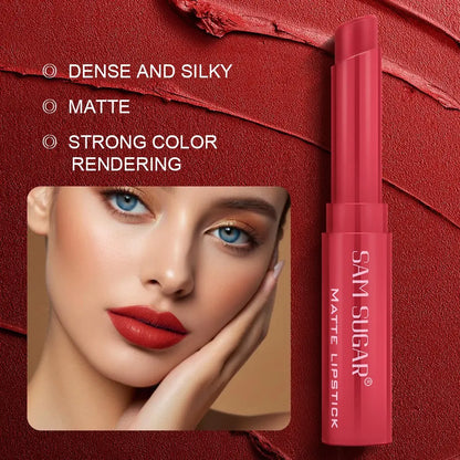 6-Piece Velvet Matte Lipstick Set, Long-Lasting High Pigmentation, Waterproof, Non-Staining, Perfect Makeup Gift for Women, Lip Kit Sets
