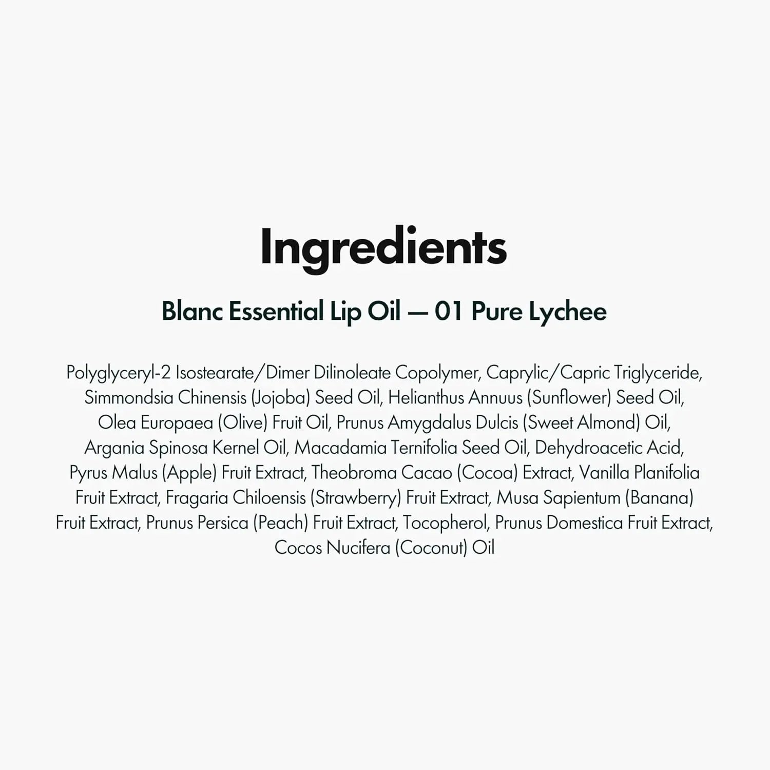 ELROEL Blanc Essential Lip Oil - Official Product 50HR Moisturizing & Hydrating Korean Lip Gloss Makeup with 6 Botanical Extracts - Lightweight, Non-Sticky Clear Essence Overnight Repair 0.15 Fl Oz #Summervibes
