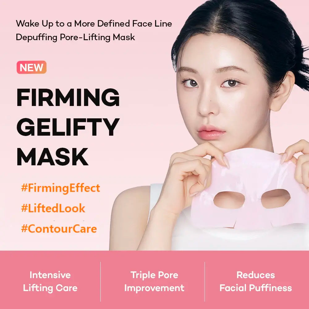 Depuffing Lifting Hydrogel Mask for Jawline & V-Line | Korean Face Mask
