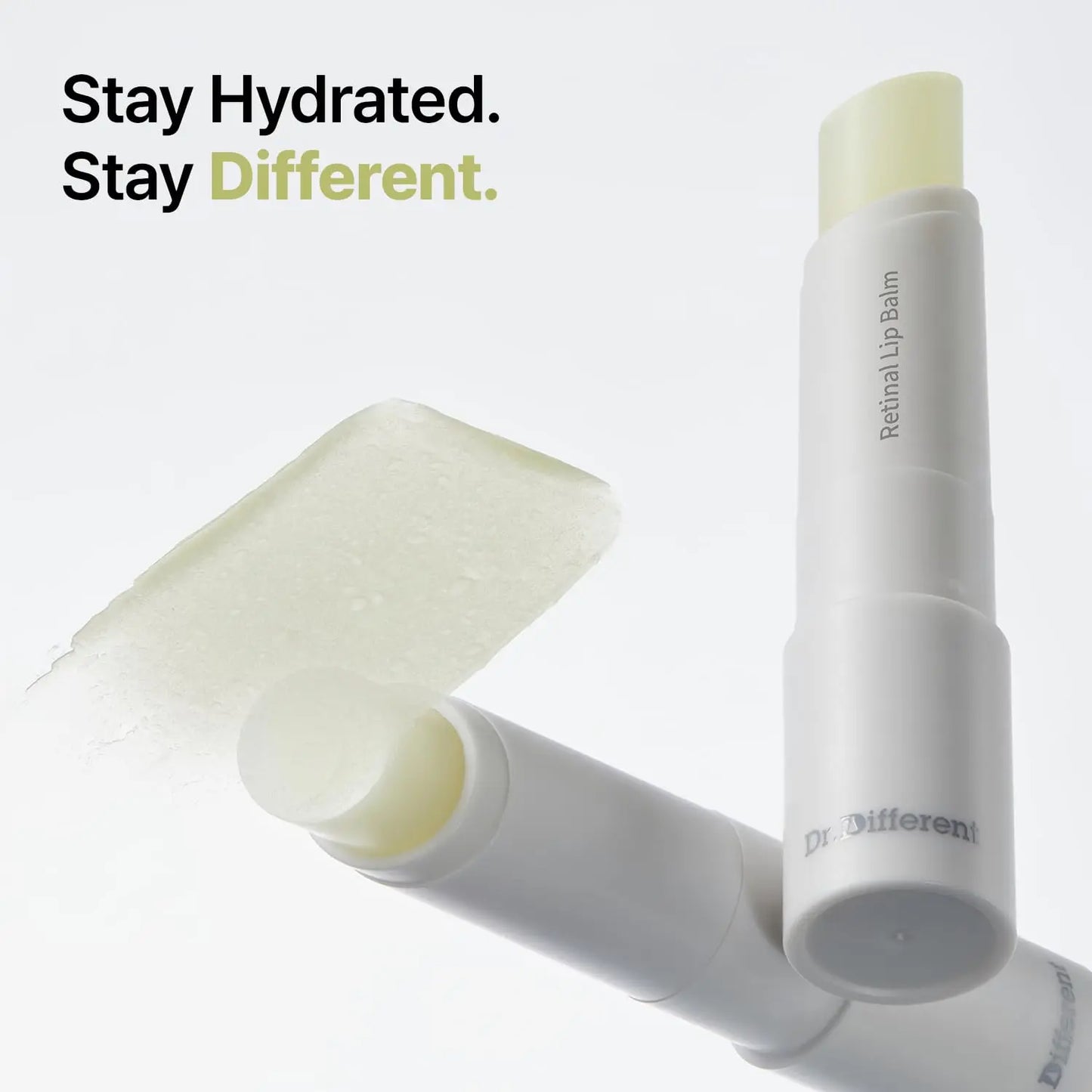 [Dr.Different Official] Retinal Lip Balm Duo - Clear & Tinted