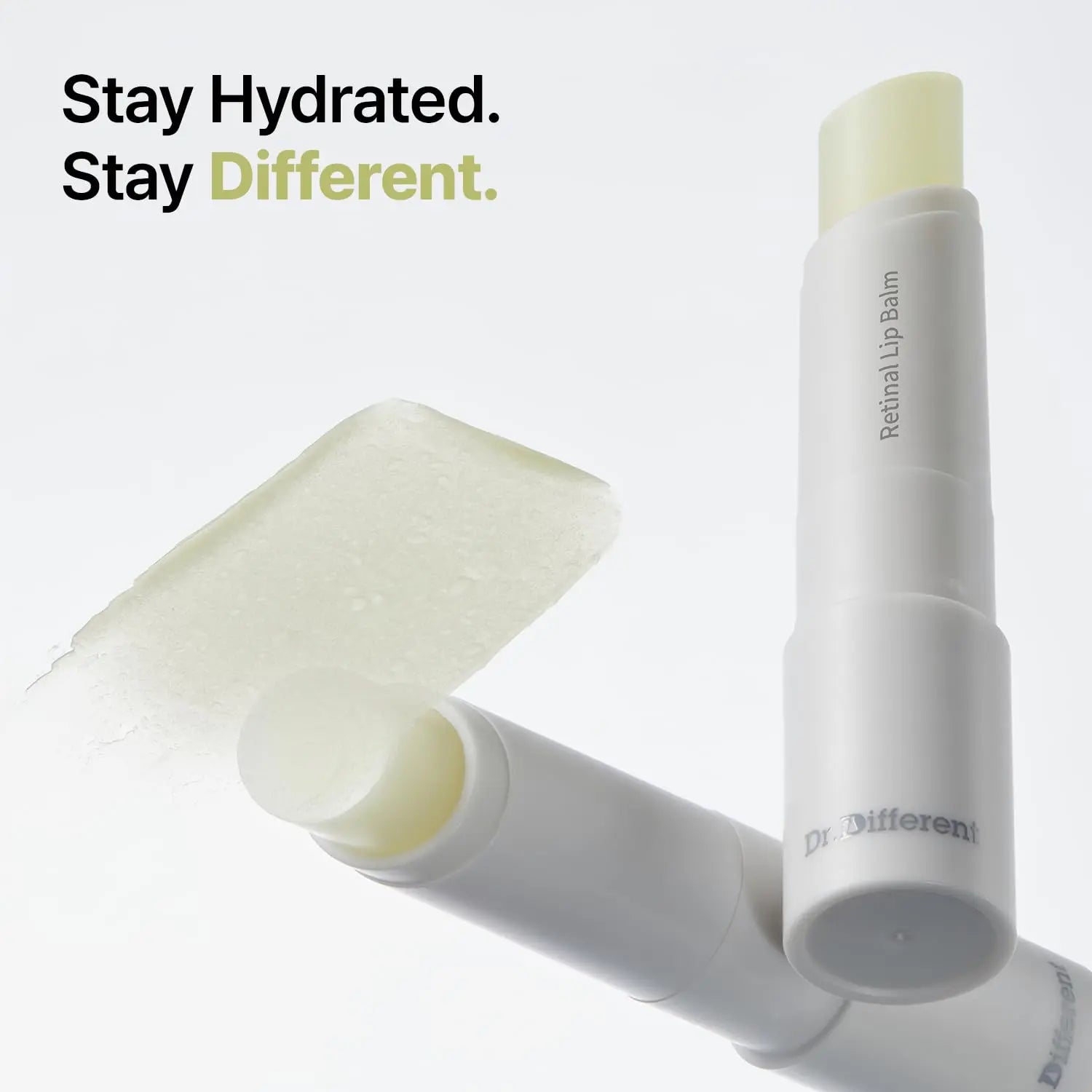 [Dr.Different Official] Retinal Lip Balm Duo - Clear & Tinted