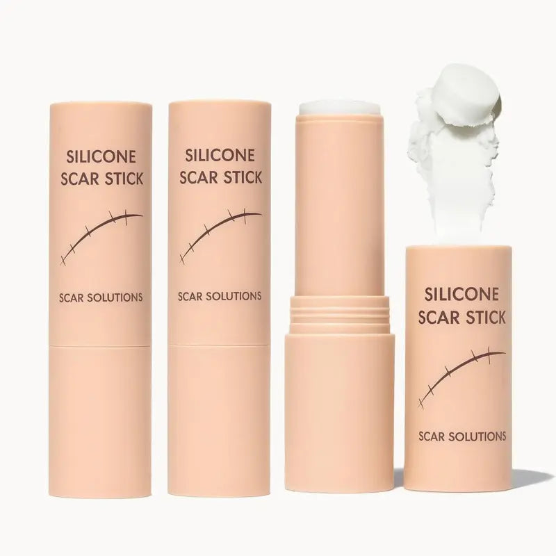 Scar Solutions Silicone Scar Stick for Face and Body 60% Soothing Moisturizing Gentle on All Skin Types Easy-To-Use Stick Design 6G