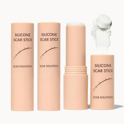 Scar Solutions Silicone Scar Stick for Face and Body 60% Soothing Moisturizing Gentle on All Skin Types Easy-To-Use Stick Design 6G