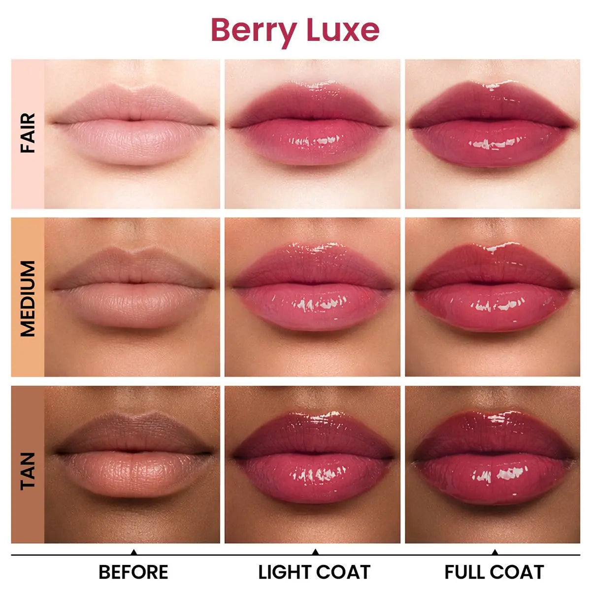 [RUBY VIBE CO] Juicy Lip Oil - Luxurious Silken Formula for High-Shine, Hydrated Lips - Perfect for Everyday Wear & Professional Artistry