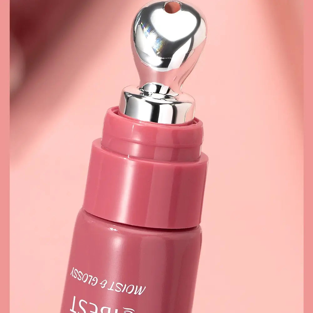 Two-In-One Lip Gloss Essence, Moisturizing Non-Greasy, Contains Vitamin E, Brightening and Nourishing, Day and Night Use
