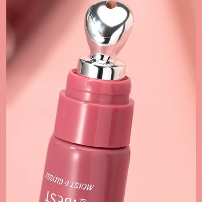 Two-In-One Lip Gloss Essence, Moisturizing Non-Greasy, Contains Vitamin E, Brightening and Nourishing, Day and Night Use