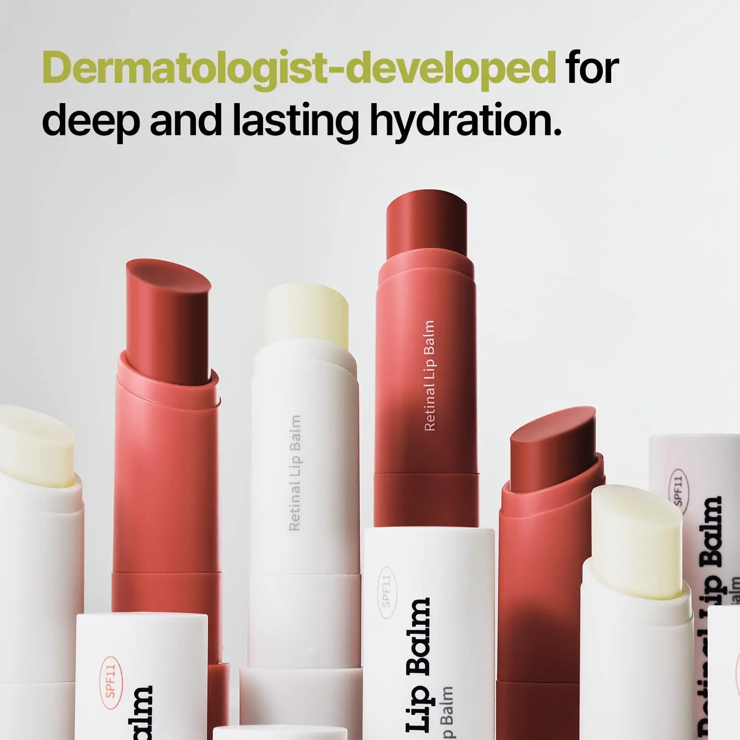 [Dr.Different Official] Retinal Lip Balm Duo - Clear & Tinted