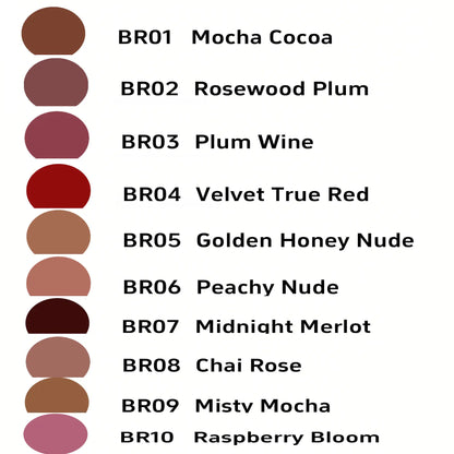 Creamy Lipstick – Rich Color Payoff & Soft Comfortable Feel Makeup Flawless Daily Chocolate Smooth Cosmetic Lipgloss