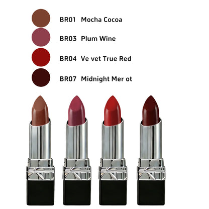 Creamy Lipstick – Rich Color Payoff & Soft Comfortable Feel Makeup Flawless Daily Chocolate Smooth Cosmetic Lipgloss