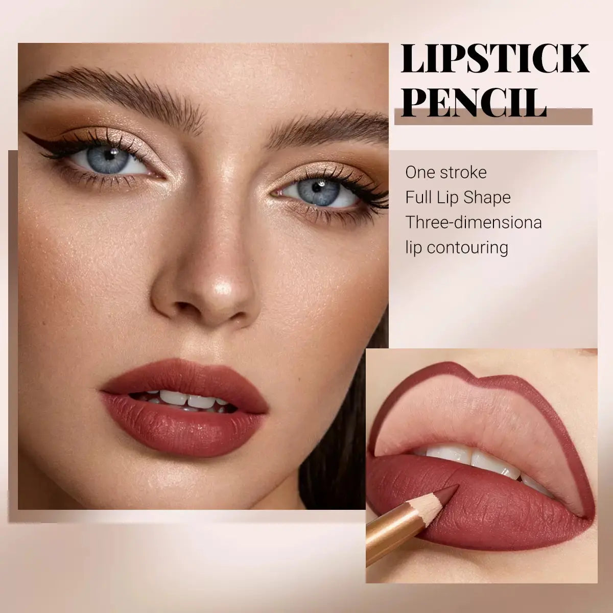 Easy Coloring Lip Liner Pencil Set, 12Pcs/Box Matte Lip Liners, Long-Lasting Matte Lipliner for All Occasions, Lip Makeup Cosmetic Kit, Lip Product