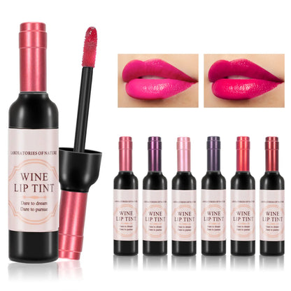Cute Lipstick Set of 6 | Unique Mini Wine Bottle Design | Velvet Matte Finish, Cruelty Free, Lipstick Gift Set for Her