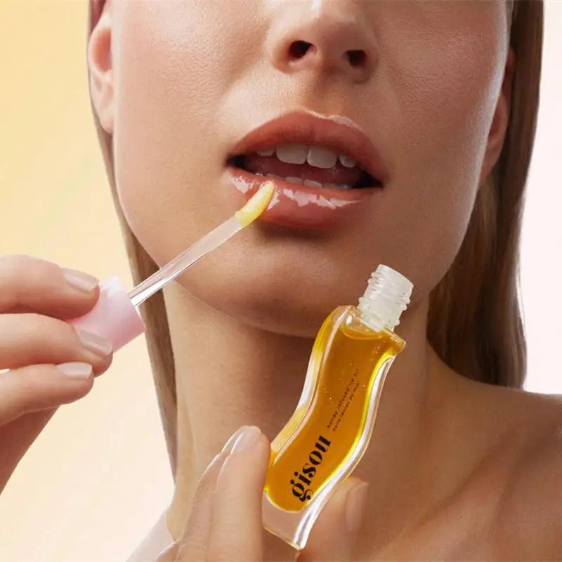 GS Honey Infused Lip Oil, Hydrating and Nourishing Lip Moisturizer for Dry Lips, Long-Lasting Lip Care, Smooth Hydrating Formula, High-Shine, Pigmented, Great-Smelling
