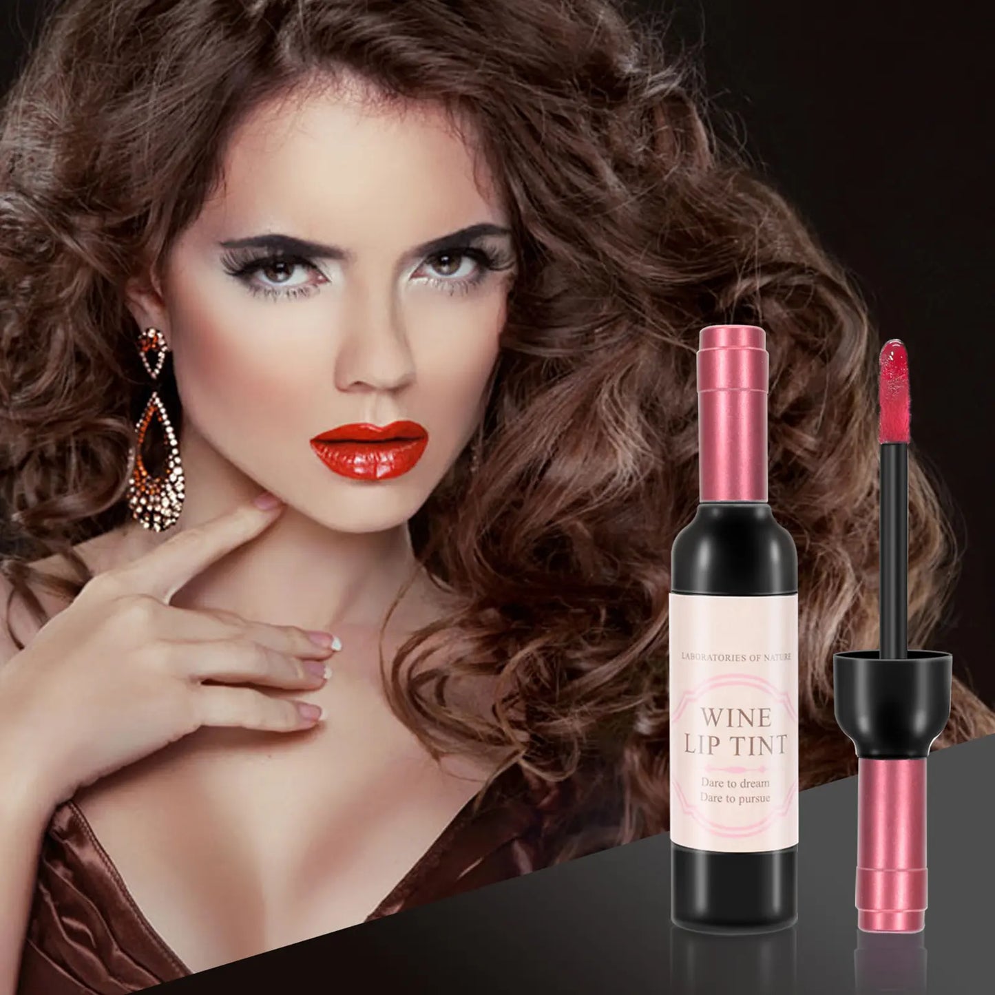 Cute Lipstick Set of 6 | Unique Mini Wine Bottle Design | Velvet Matte Finish, Cruelty Free, Lipstick Gift Set for Her