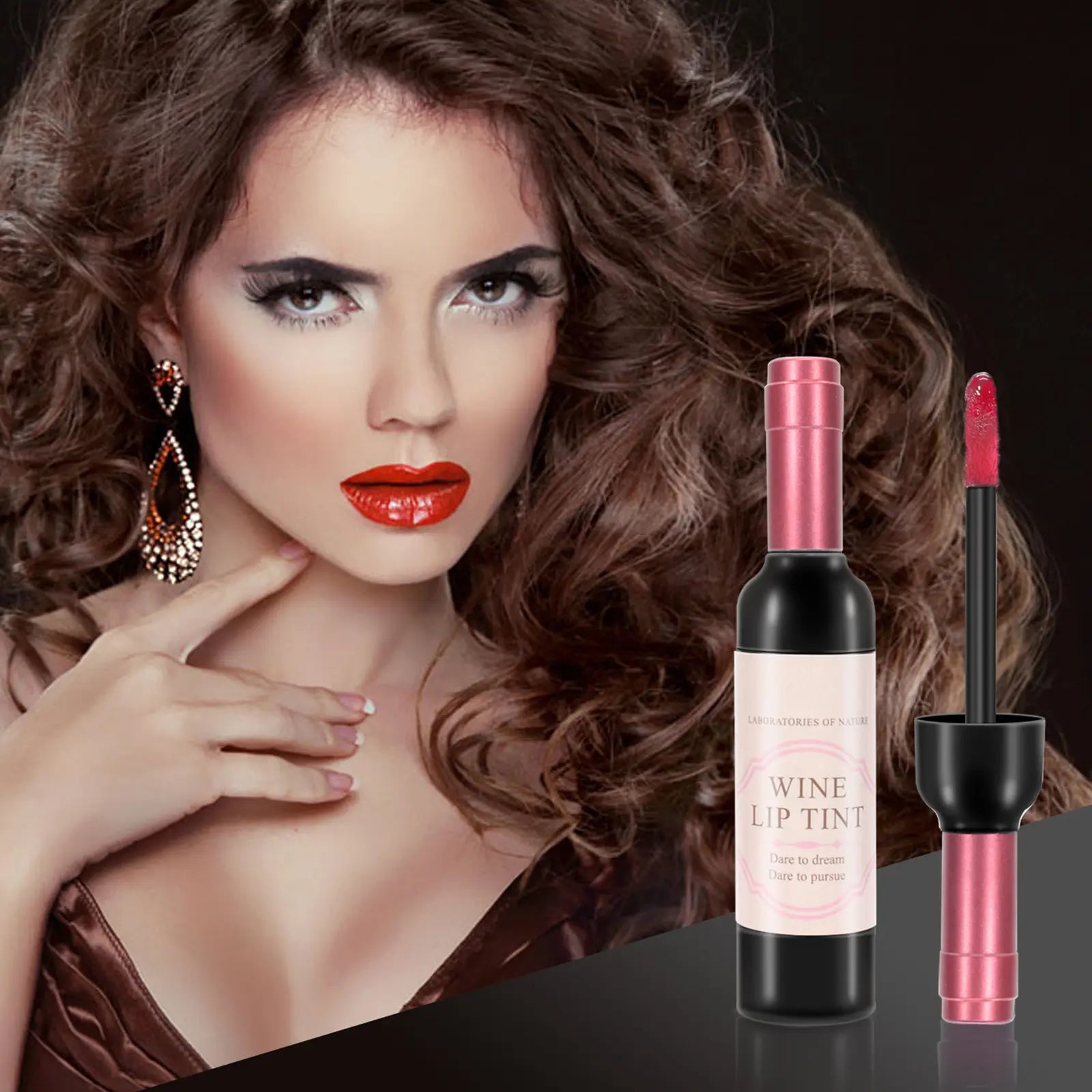 Cute Lipstick Set of 6 | Unique Mini Wine Bottle Design | Velvet Matte Finish, Cruelty Free, Lipstick Gift Set for Her