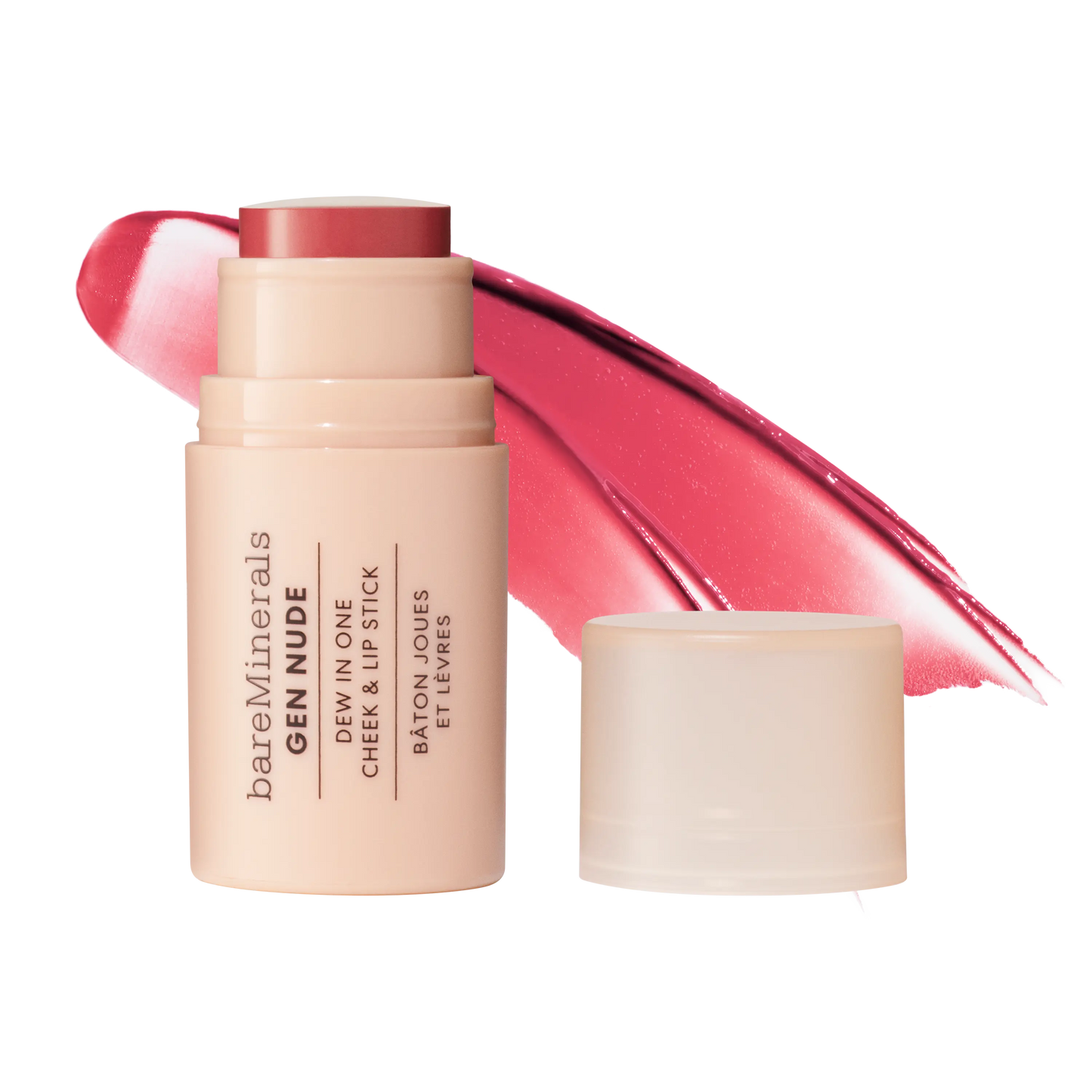 Bareminerals GEN NUDE Dew in One Cheek & Lip Stick - Muti-Use, Portable, Hydrating Formula for Smoother Lips and Cheeks