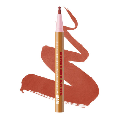 Precision Lip Liner Stain - Super Matte Labial Line Pen, Long-Lasting Color Fixation, Smudge-Proof Silky Lip Definer, 8 Sexy Nudes
